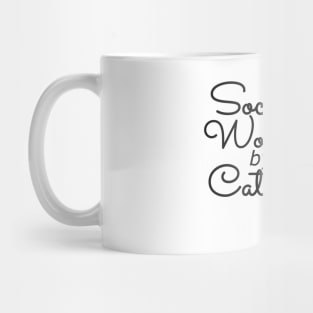 Social Worker by day cat lover by night Mug